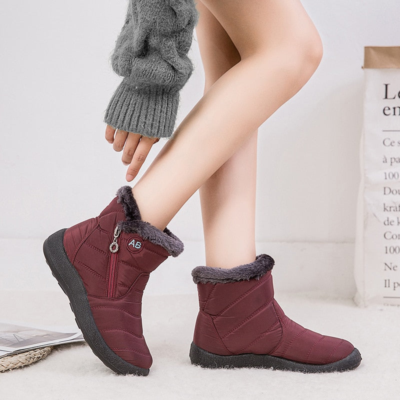 Snow Ankle Plush Boots - BranelleX