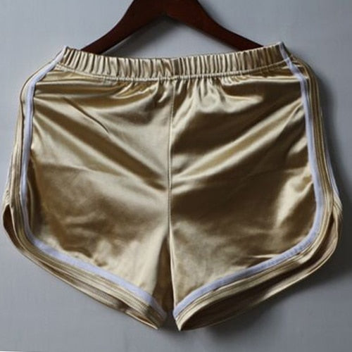 Buy Golden Ankle Length Pant Taffeta Silk Block Print Shorts for Best  Price, Reviews, Free Shipping